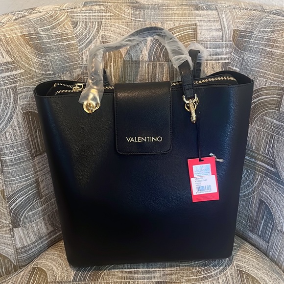 Mario Valentino Tote black bag new with tag - Picture 8 of 16